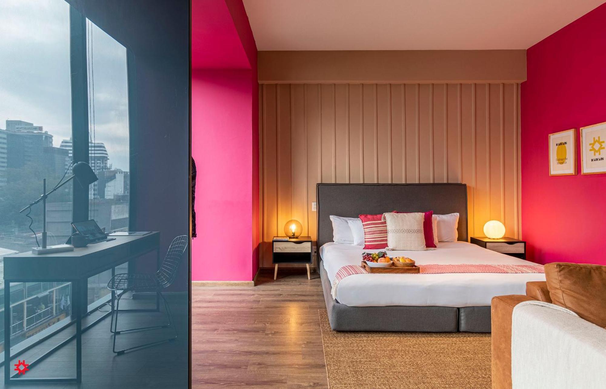 Ferienwohnung Casa Magenta By Kukun Mexiko-Stadt Exterior foto