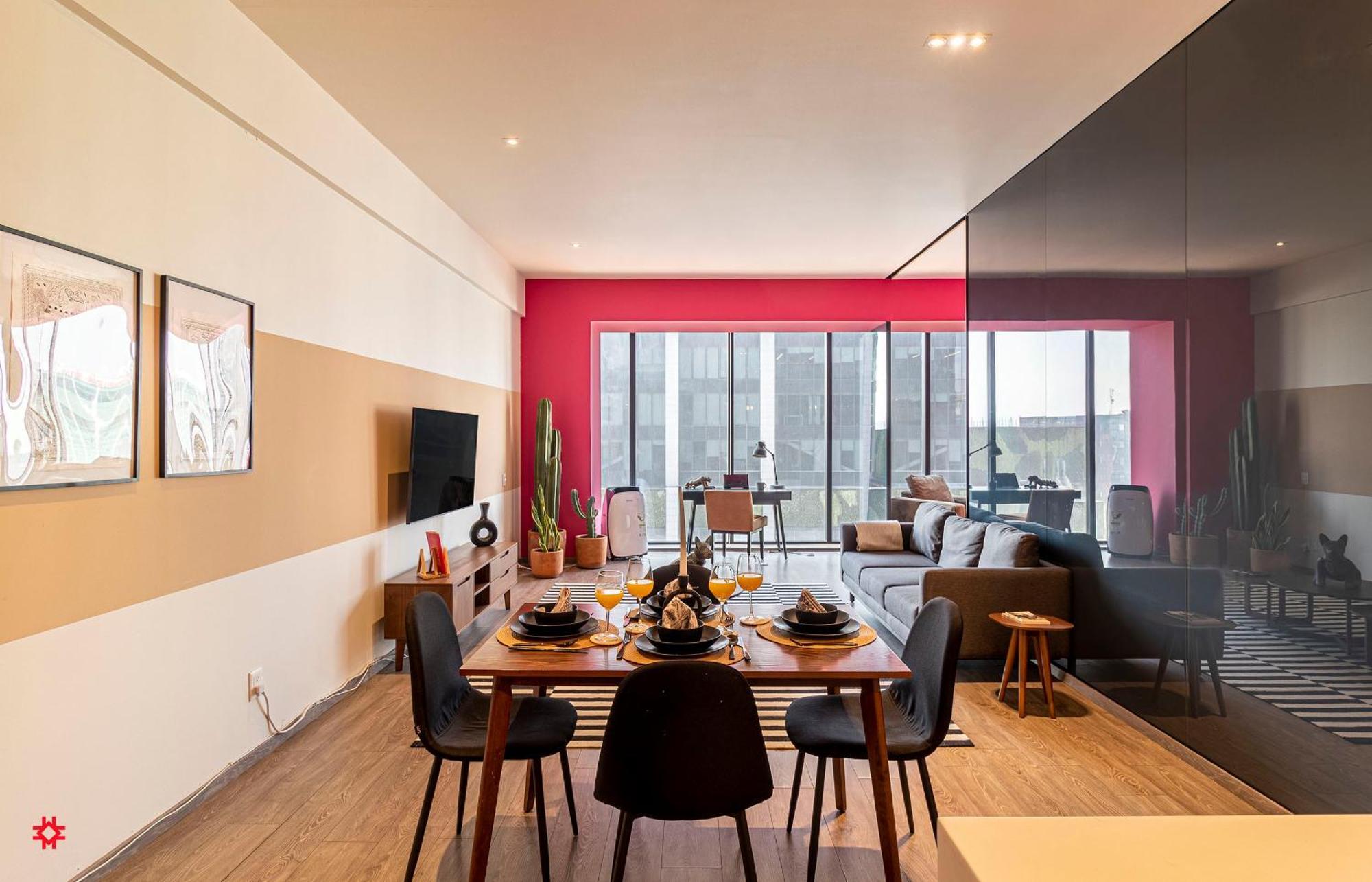 Ferienwohnung Casa Magenta By Kukun Mexiko-Stadt Exterior foto