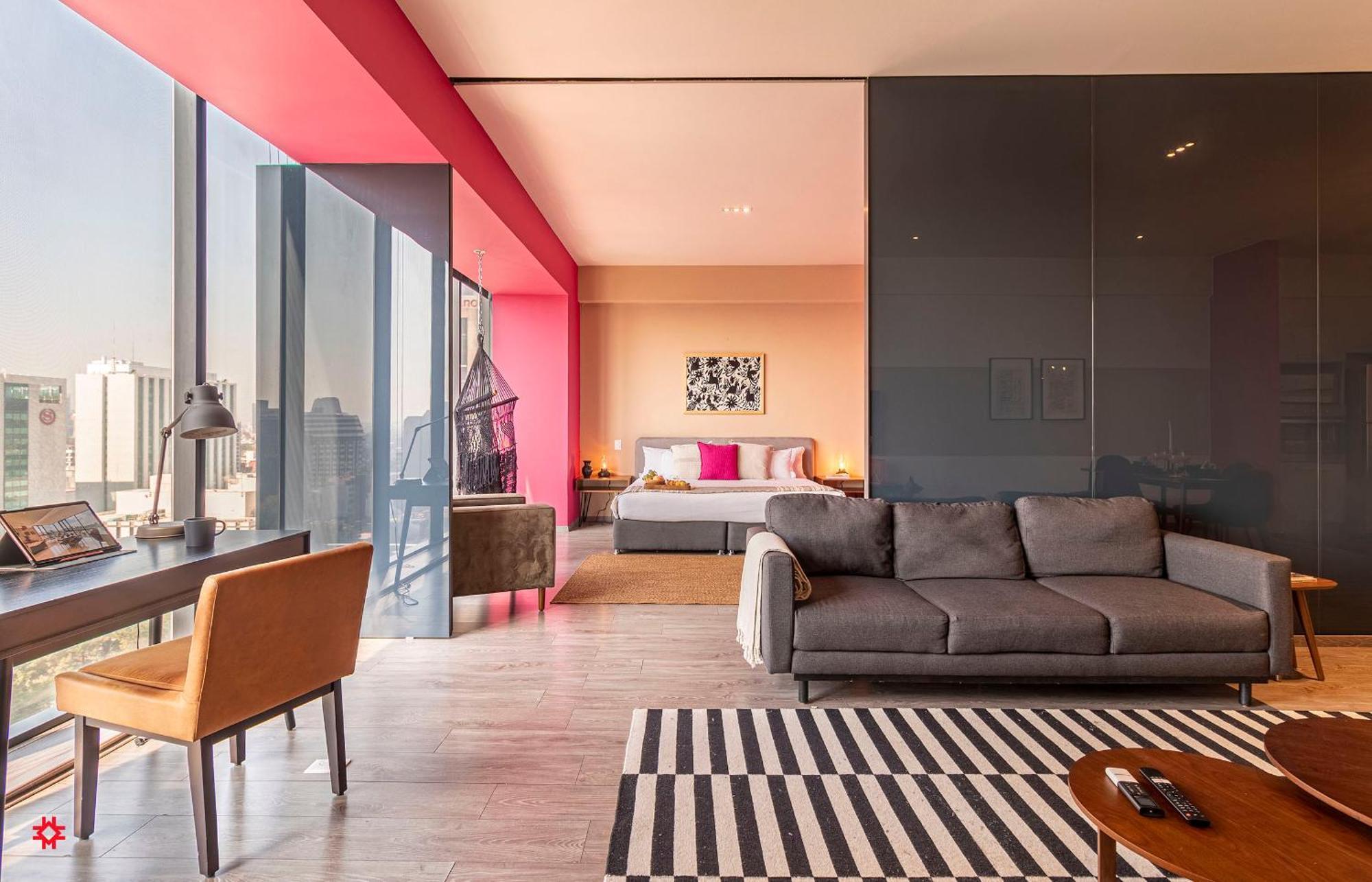 Ferienwohnung Casa Magenta By Kukun Mexiko-Stadt Exterior foto